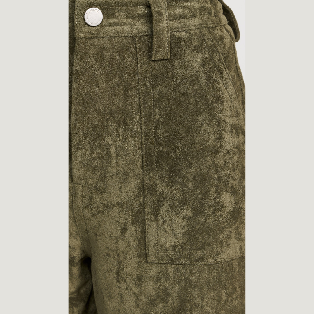 Take a Hike Faux Suede with Stretch