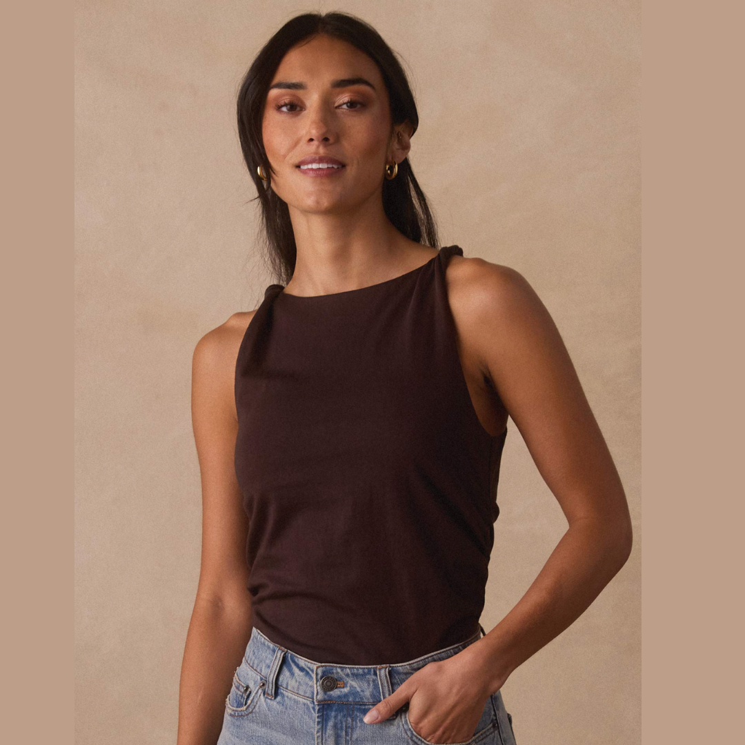 Normal Jersey Draped Tank