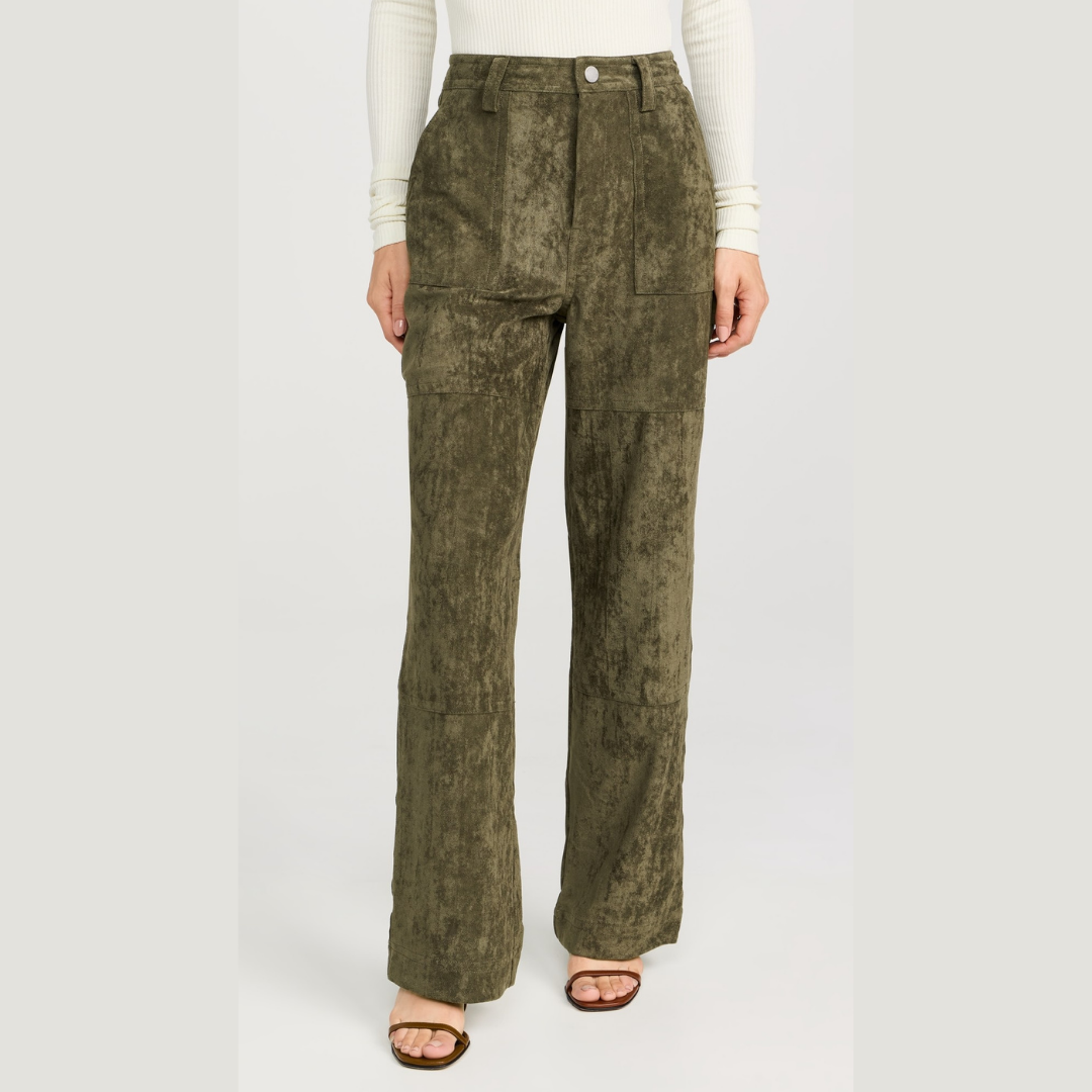 Take a Hike Faux Suede with Stretch