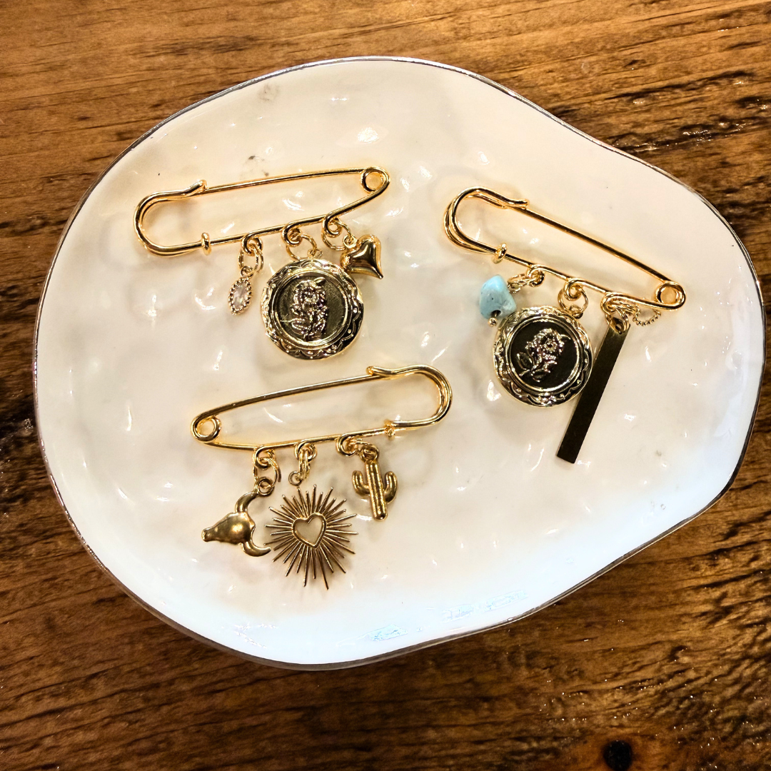Safety Pin Charm Accessory