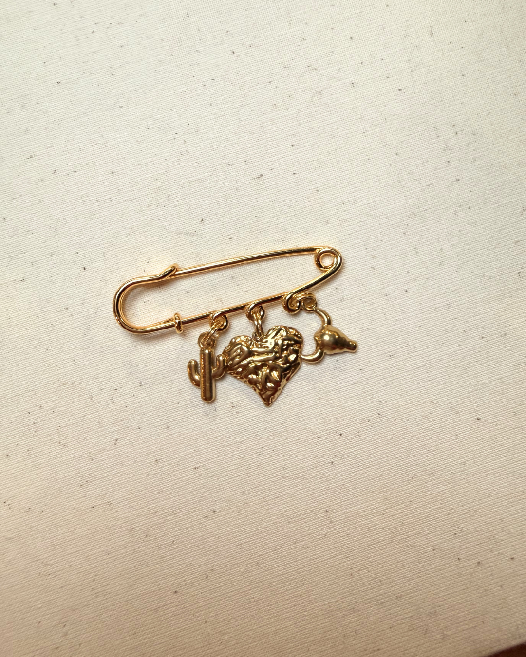 Safety Pin Charm Accessory