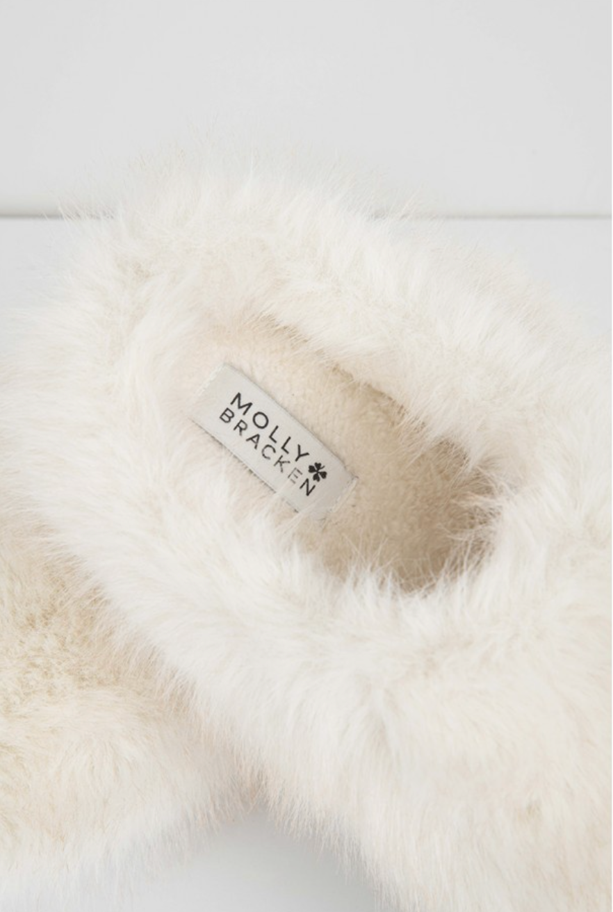 Molly Fur Mule Slipper