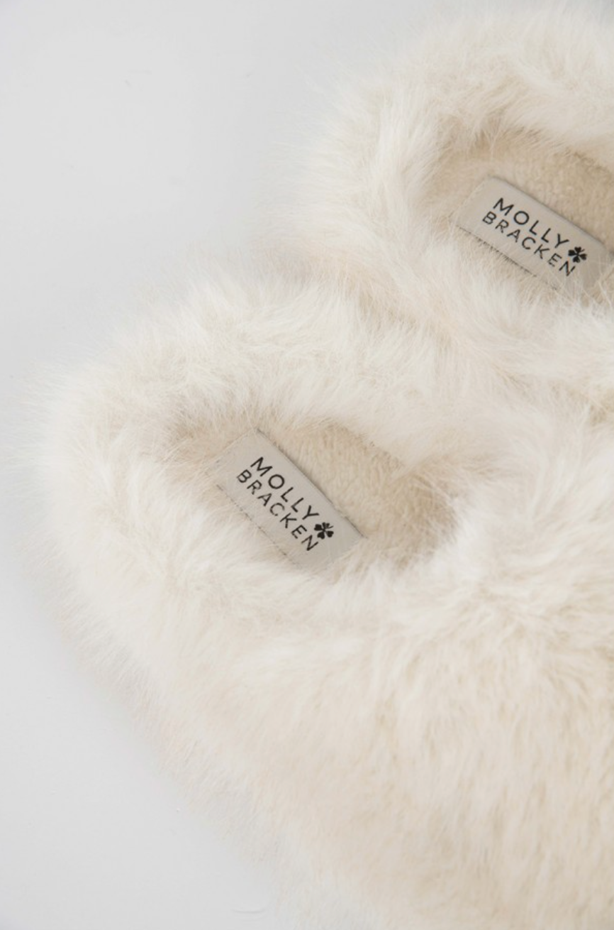 Molly Fur Mule Slipper