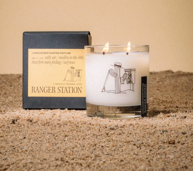 Ranger Station | Landlocked Surfer's Hotline x Almond Surfboards Candle 8oz