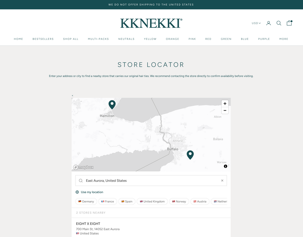 Authentic KKNEKKI Hair Ties