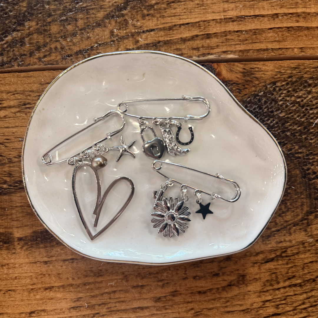 Safety Pin Charm Accessory
