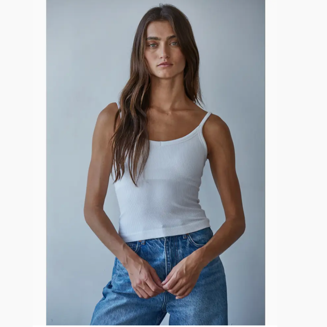 All-in-One Seamless Ribbed Tank