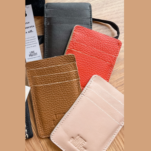 Love is Project - Leather Card Wallet