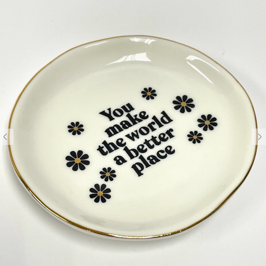 Positive Vibes Trinket Tray