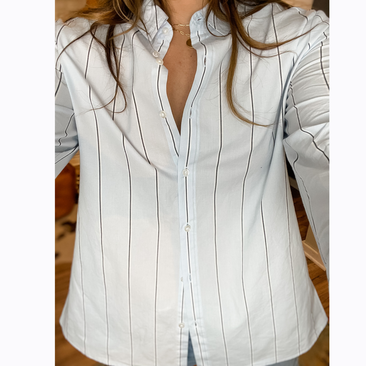 Westerly Striped Oversize Button Down